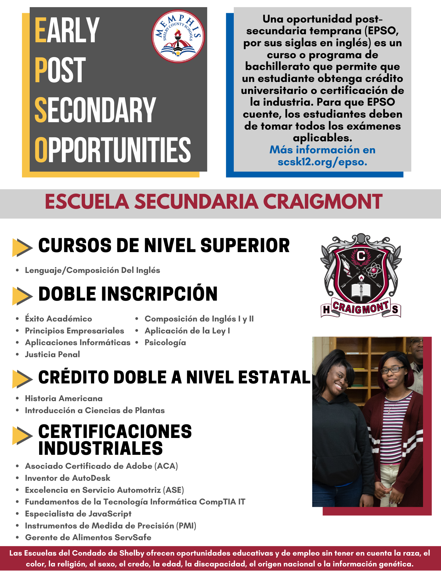 Craigmont Spanish 